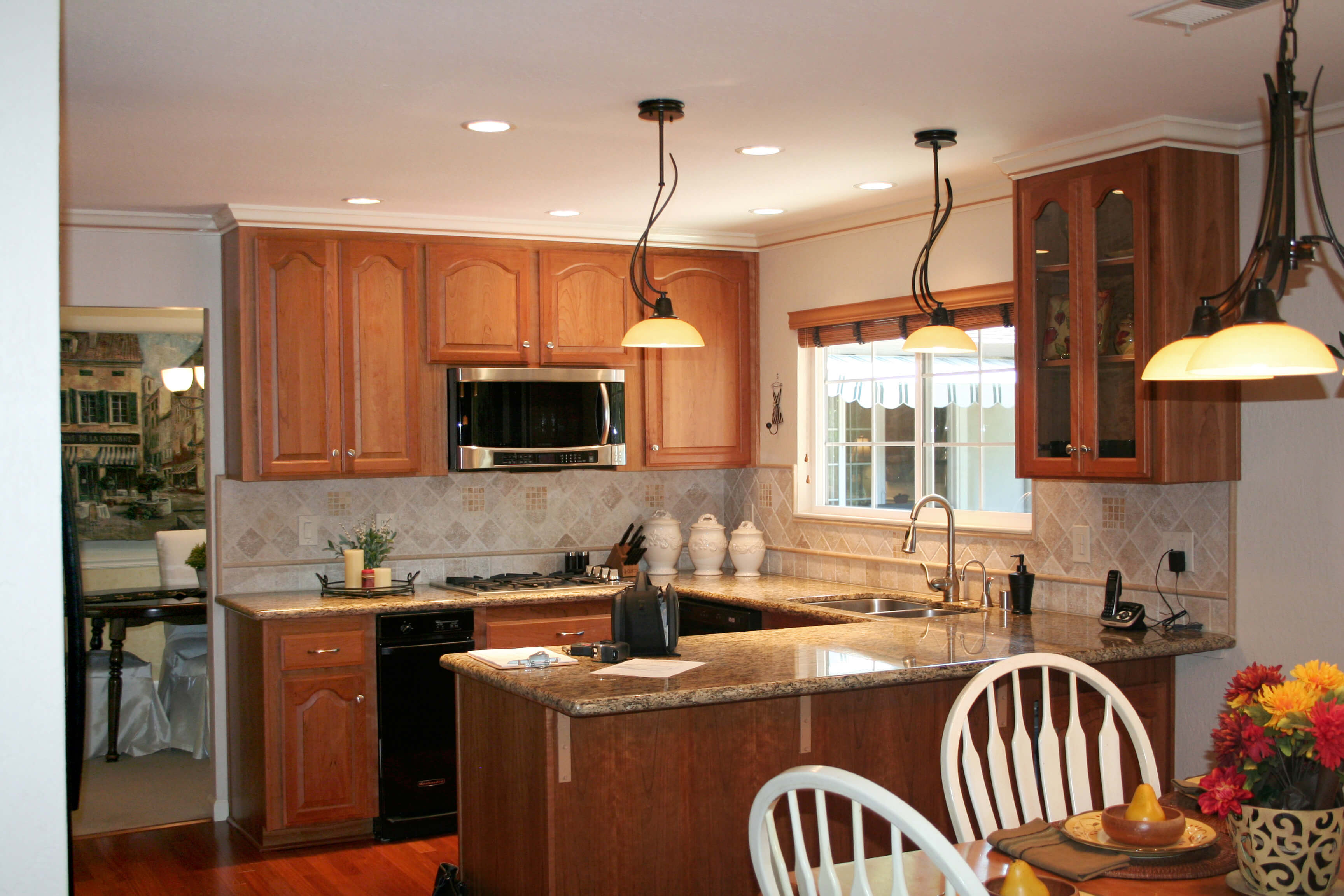 Before photo of the old kitchen