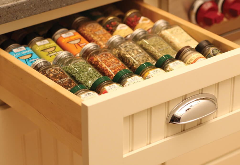 Custom Spice Rack Kitchen Drawer Organizer Spice Jar Storage