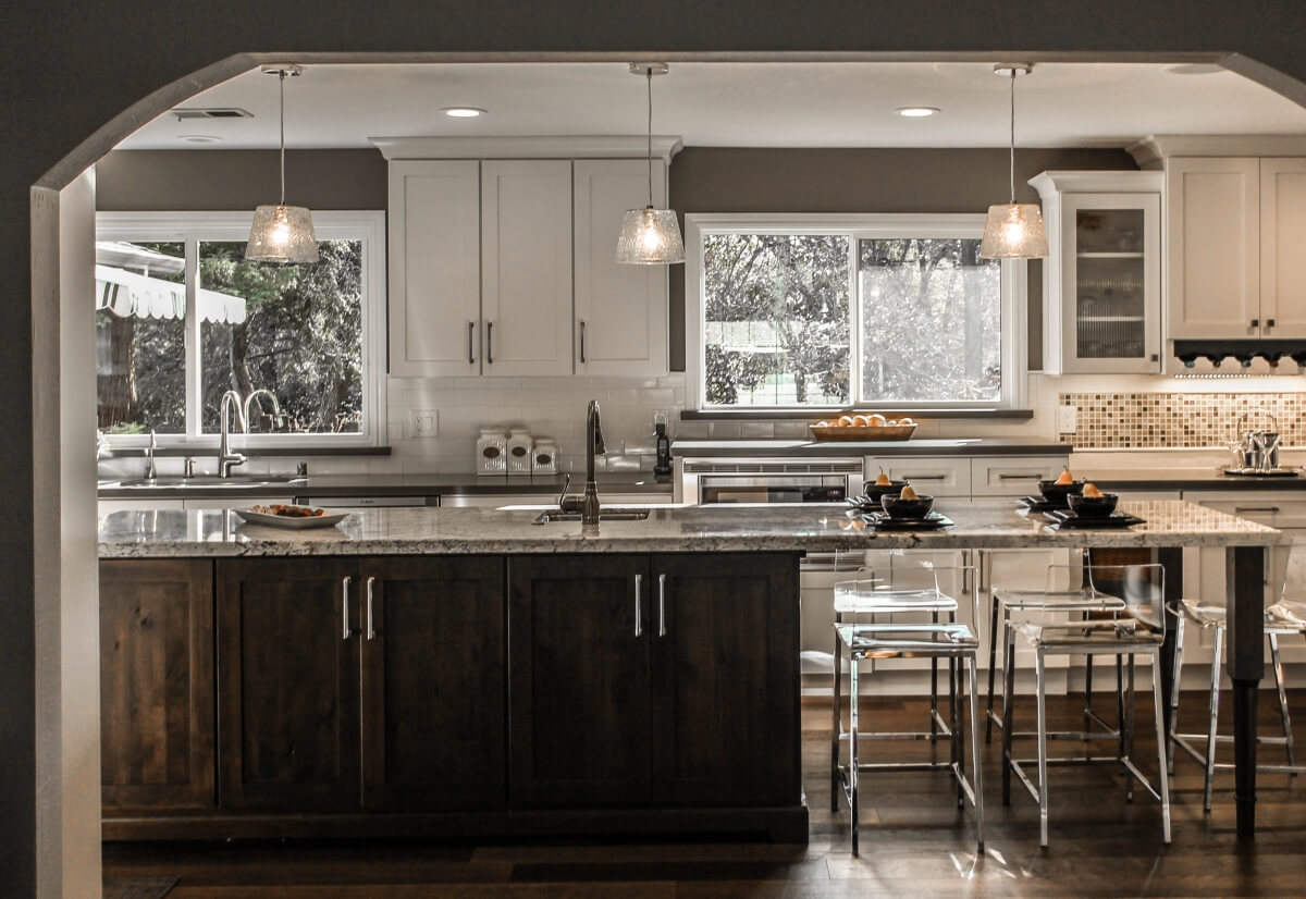 Dura Supreme Cabinetry kitchen design by Shelley Lober, CKD or Kitchens of Diablo, California. 