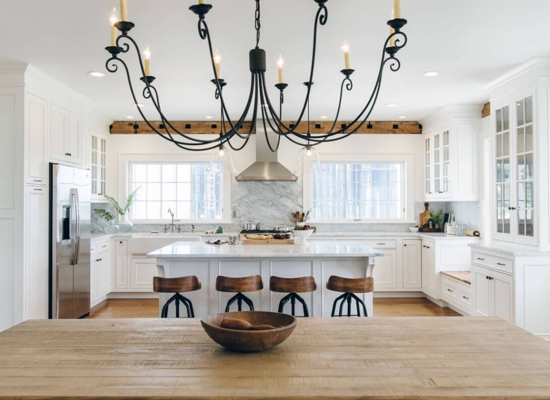 Modern Farmhouse Style, Design by The Working Kitchen, Ltd., New York, Photography by Vicki Bodine