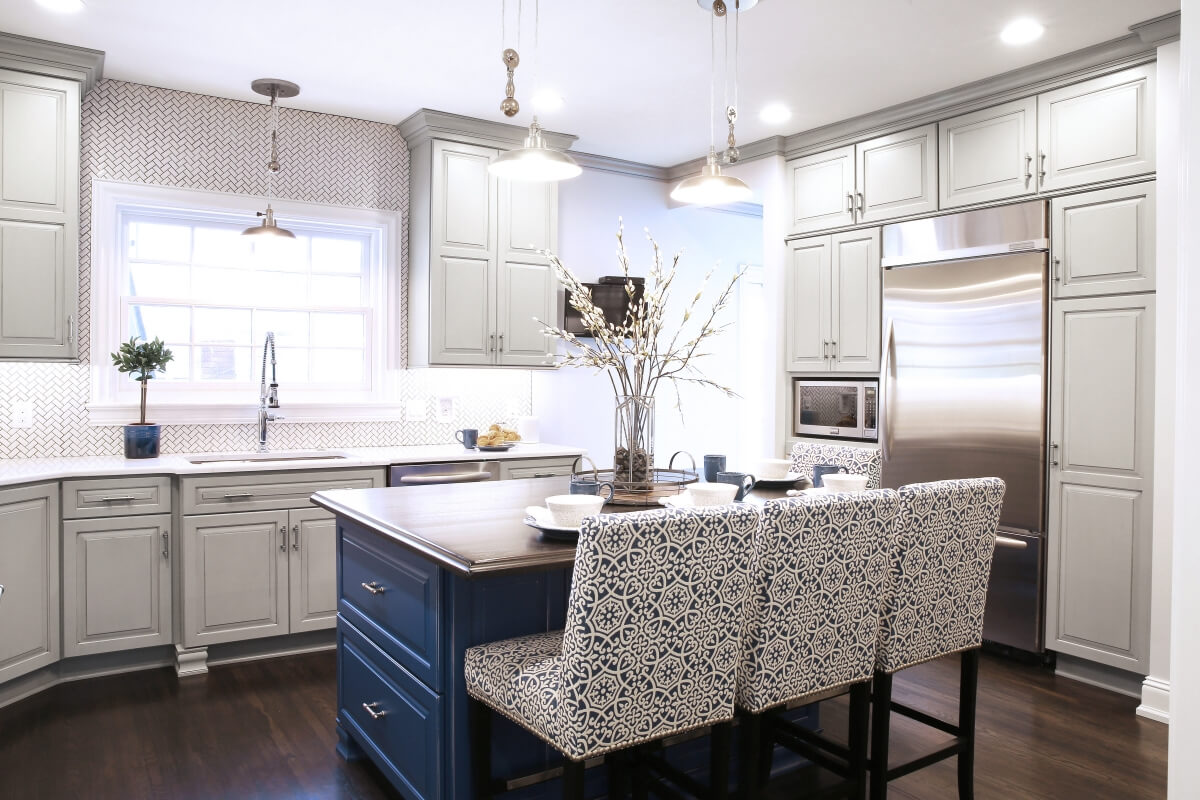 The updated kitchen sink window and additional lighting made the kitchen feel brighter then it did before, even with the elimination of 2 kitchen windows.