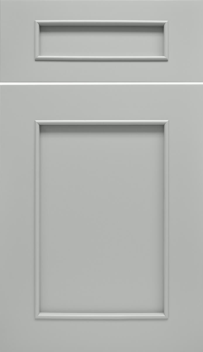 Dura Supreme's Silverton Door Style finished using Personal Paint Match Program, Sherwin Williams Unusual Grey