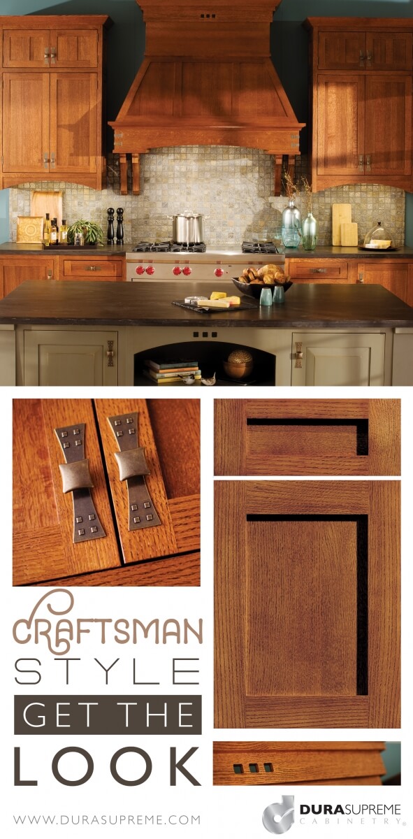 Craftsman Interior Design Style, get the look! Dura Supreme Cabinetry