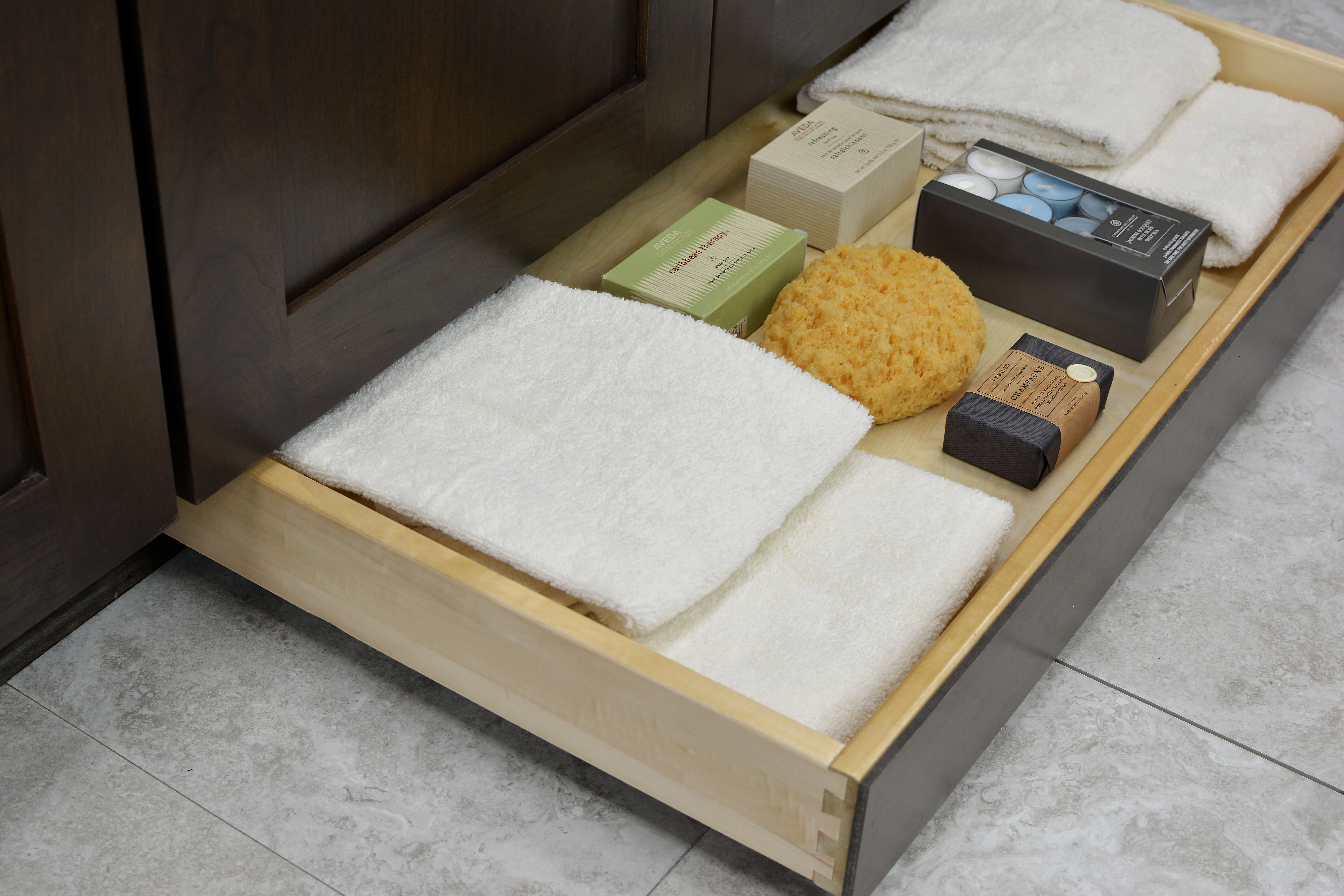 How to Organize Bathroom Drawers - Dura Supreme Cabinetry