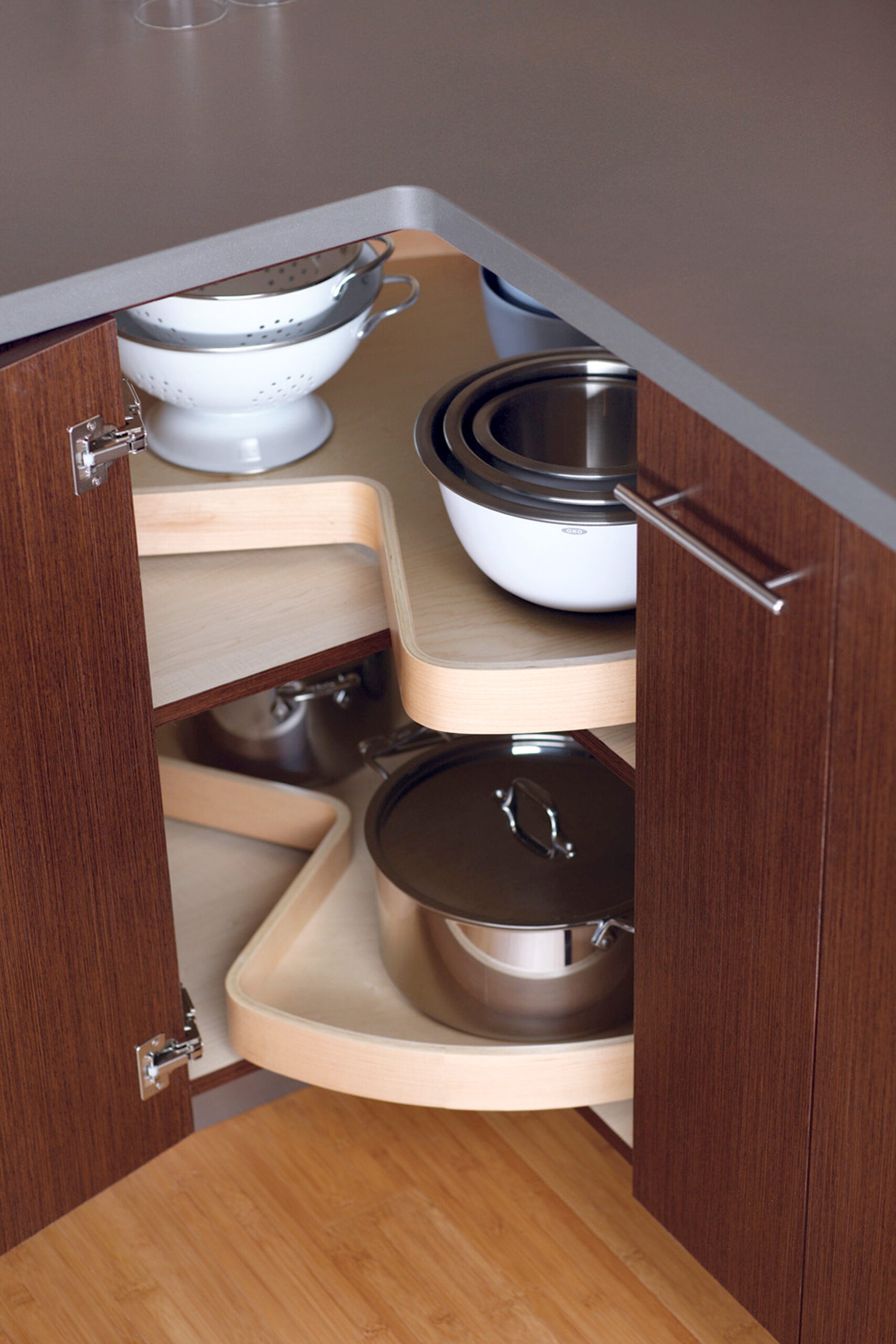 Corner Base Cabinets That Maximize Your, Lower Corner Kitchen Cabinet Design