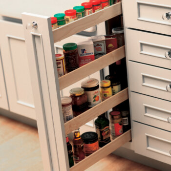 Base Swing-Up Appliance Shelf - Dura Supreme Cabinetry