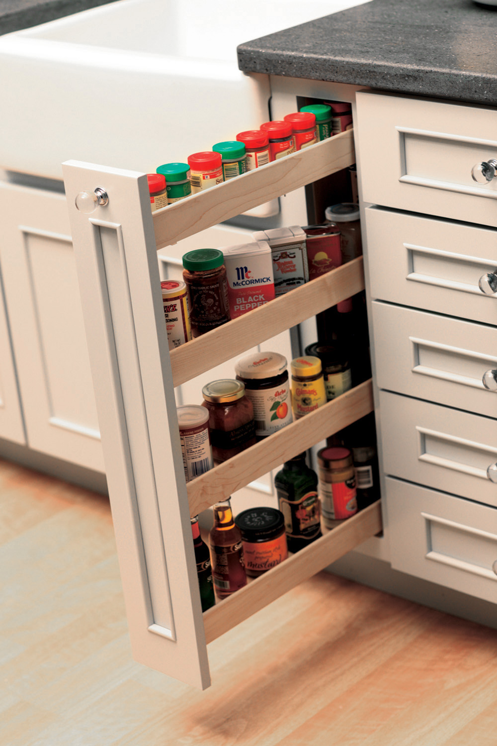 Pull-Out Spice Rack