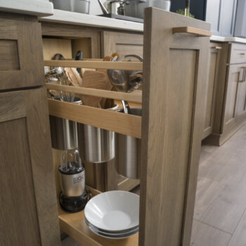 Thin Vanity Pull-Out Storage - Dura Supreme Cabinetry