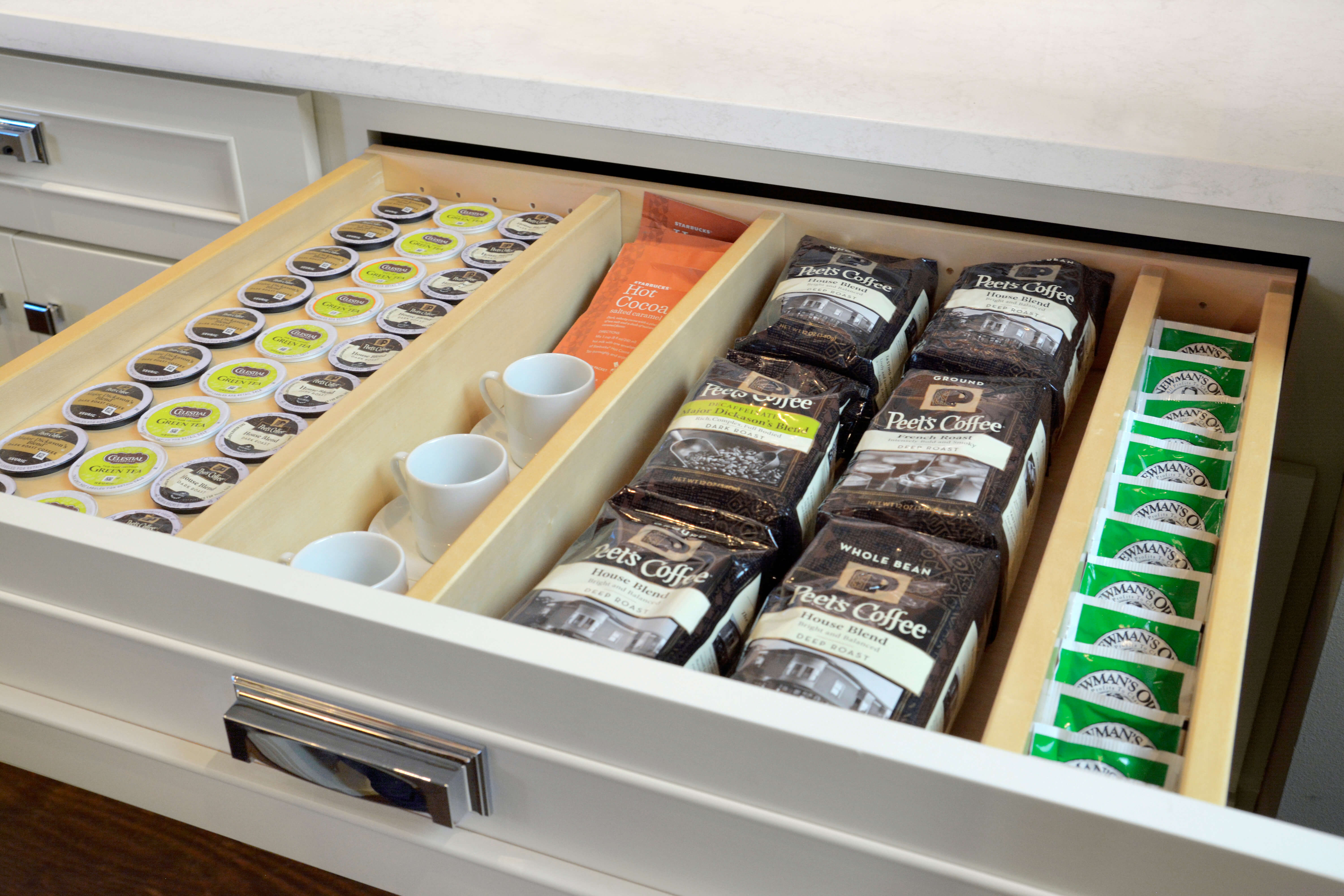 Deep Drawer Organizer for Stainless Steel Drawers With Pots and Pans - Dura  Supreme Cabinetry