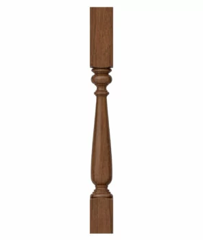 Dura Supreme's Turned Post B is an ornate furniture styled leg/post for traditional and transitional styled kitchen cabinets.