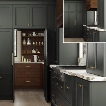 Shallow Roll-Out Above Drawer - Lid Storage - Dura Supreme Cabinetry