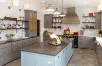 After photo of the completed ktichen design renovation, featuring Dura Supreme Cabinetry.