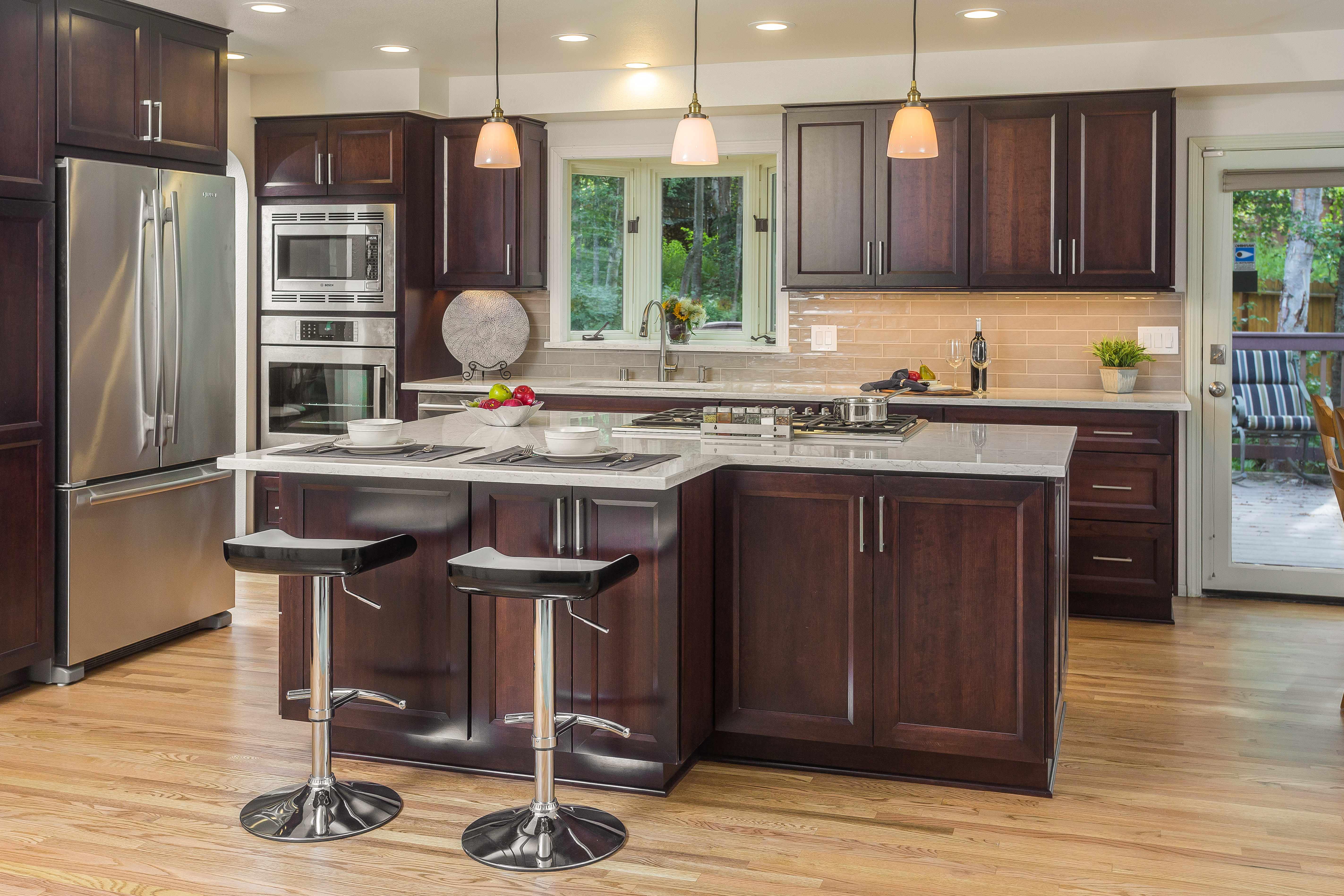 Parliament • Maple • Espresso | Kitchens | Countryside Cabinets, image size:5691x3794