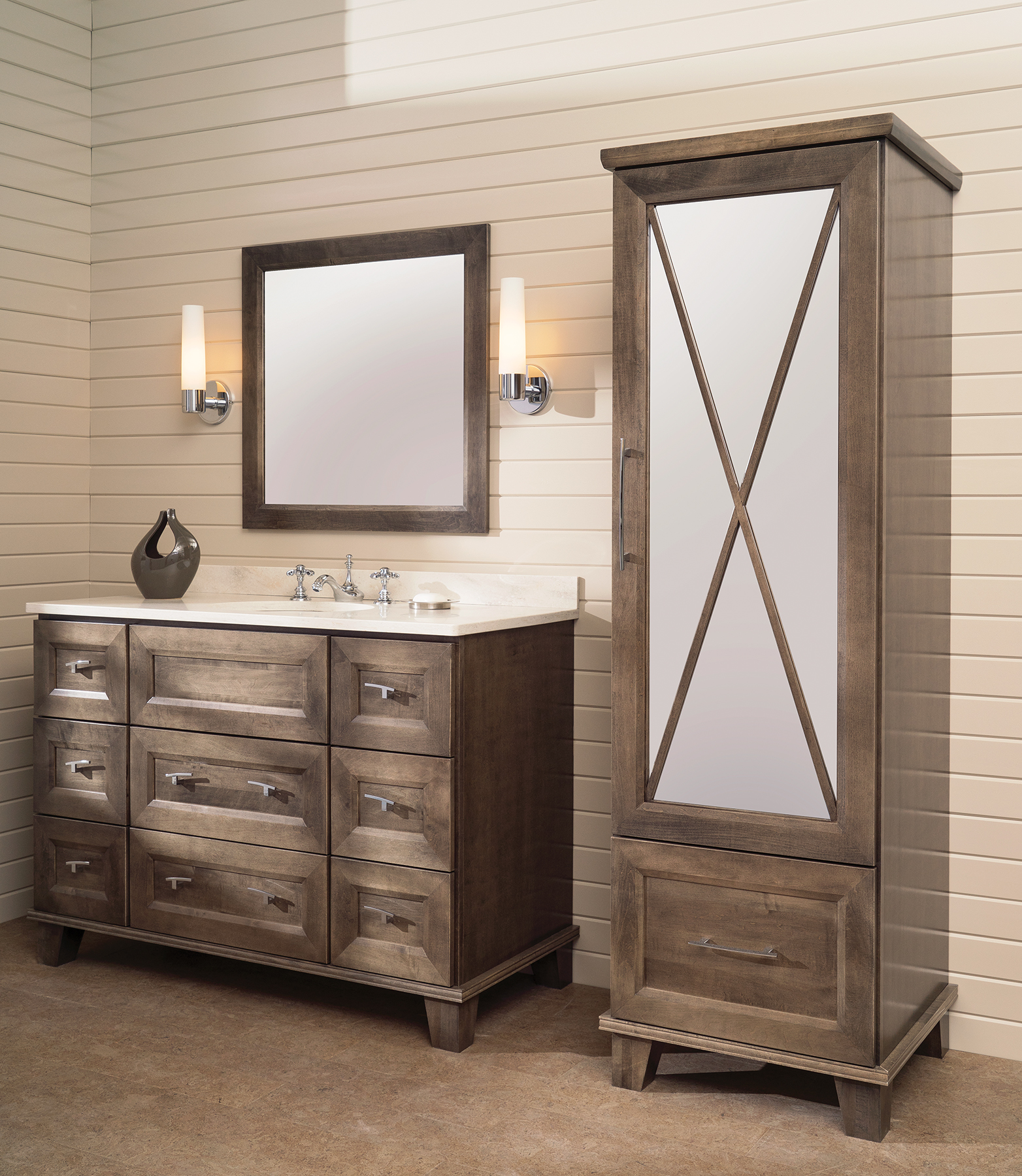 Vanity Grooming Cabinet - Dura Supreme Cabinetry