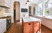 A historic home was remodeled with new cabinets from Dura Supreme Cabinetry.