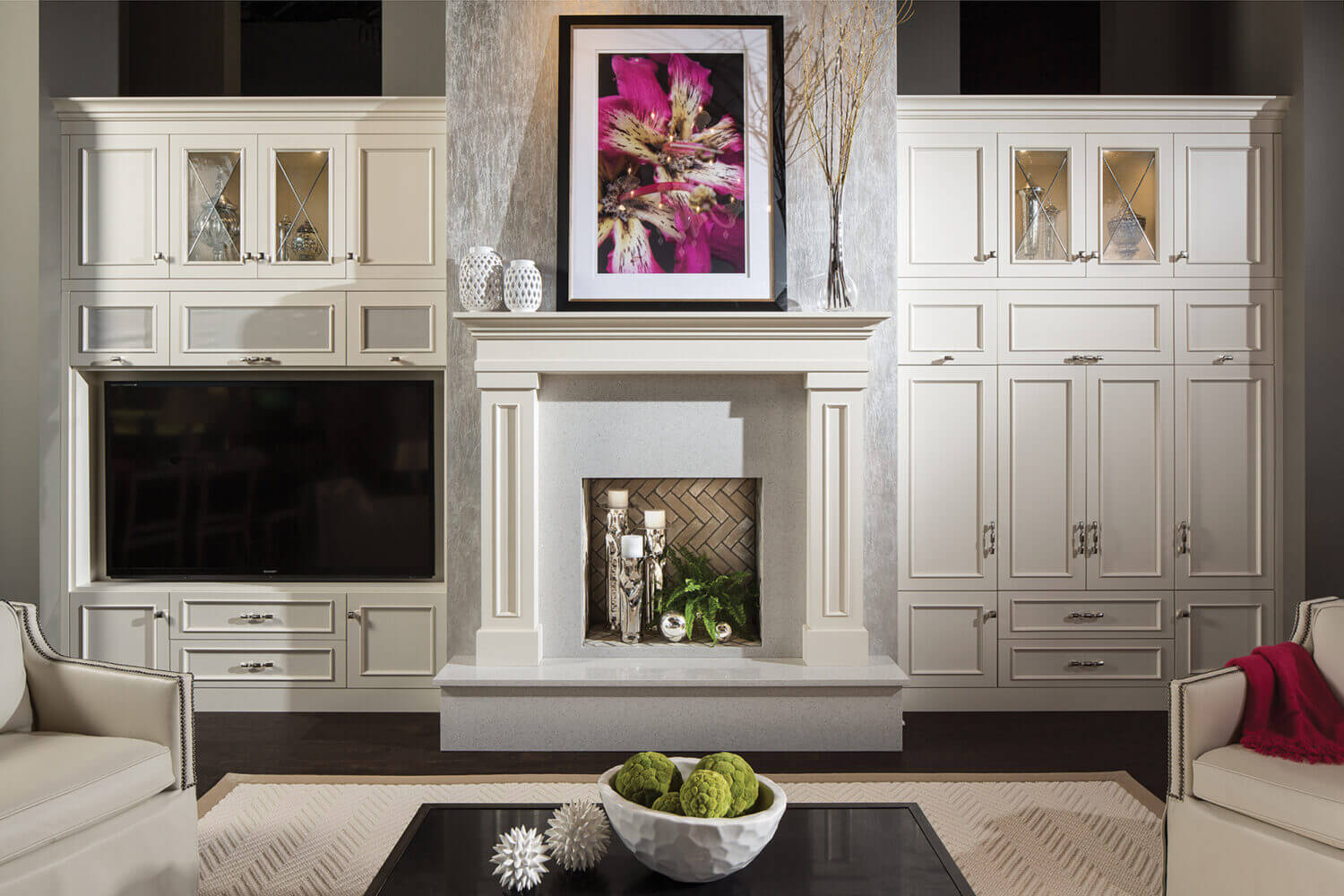 Elegant entertainment center discount