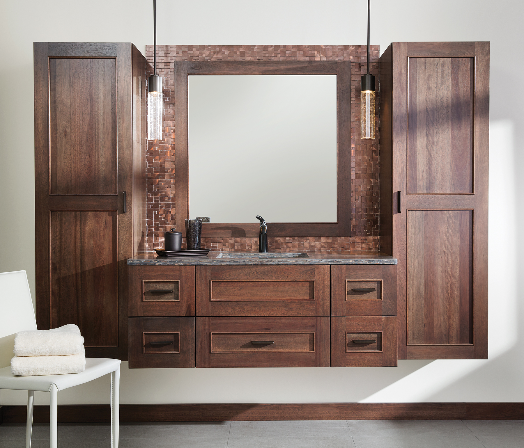 Thin Vanity Pull-Out Storage - Dura Supreme Cabinetry