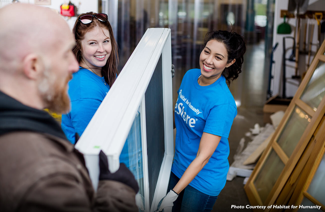 Make a plan for your old cabinets, counters, and building materials. Finding a way to reuse your old cabinetry after it’s torn out is a great idea — whether that’s relocating them to a different place in the house or donating them to a foundation like Habitat for Humanity.