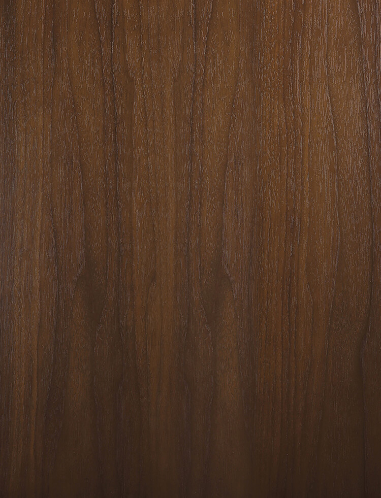 Walnut Exotic Veneer Cabinets from Dura Supreme Cabinetry. Kitchen cabinet wood material options.