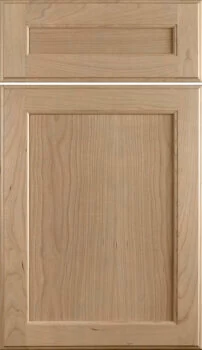 Dura Supreme’s classic Arcadia Panel shaker door style shown in cherry with a light stain color.