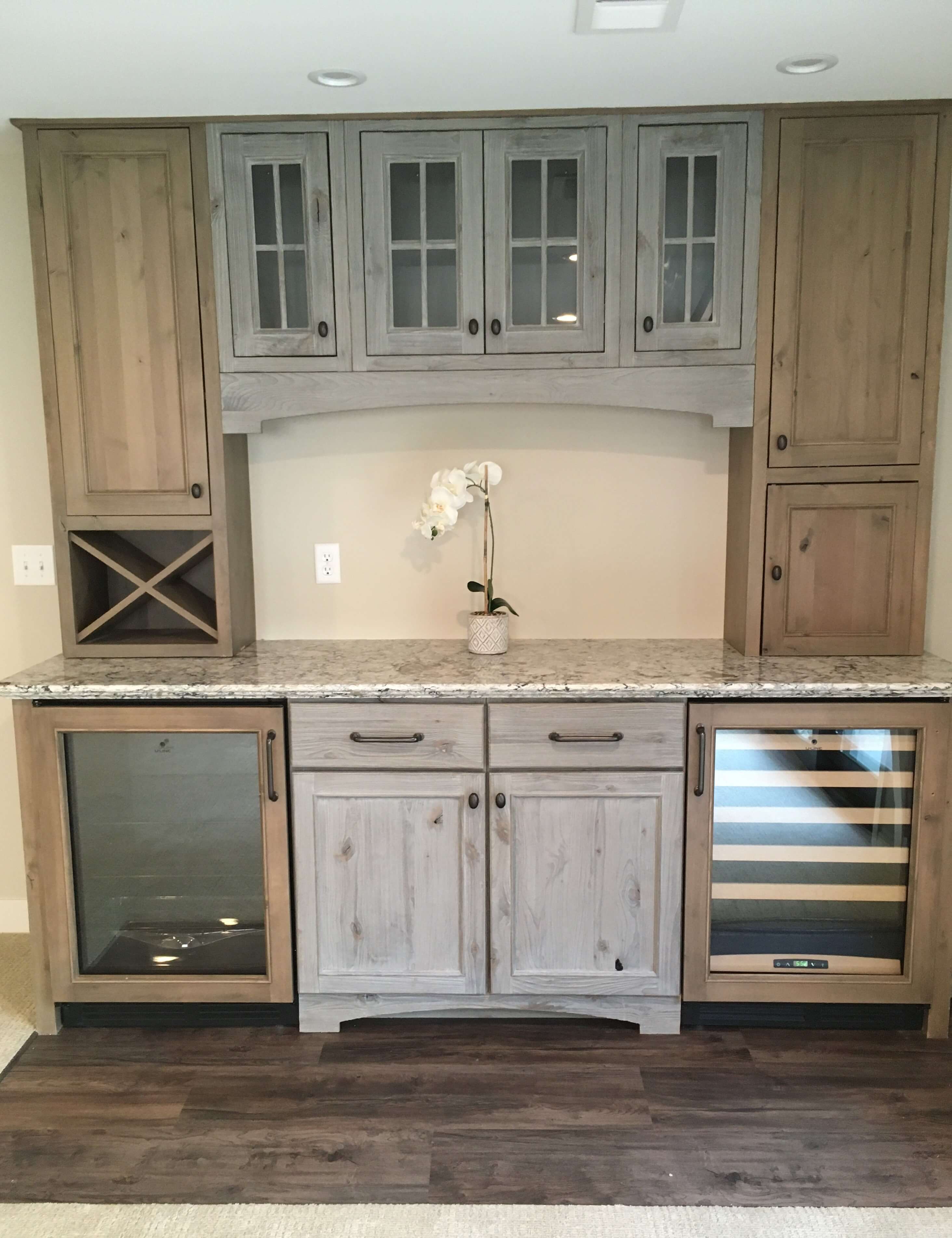 Knotty Alder Cabinetry