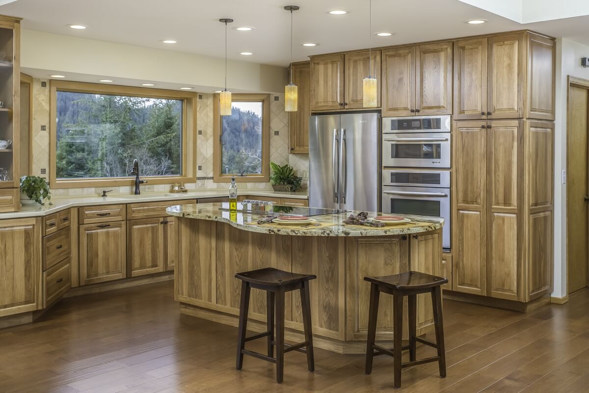 Rustic Hickory Cabinetry