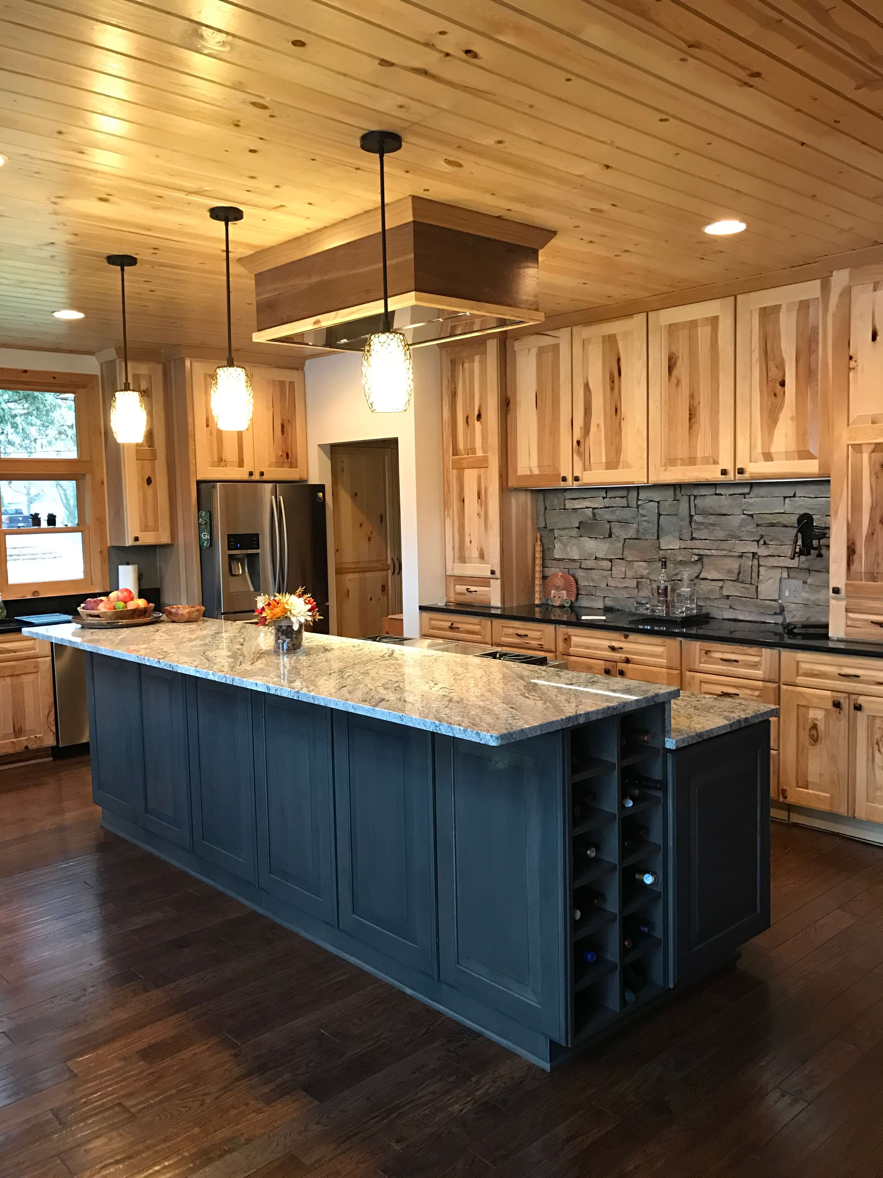 Rustic Hickory Cabinetry