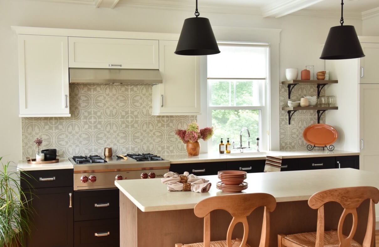 Charming yet Modern Tri-Color Kitchen - Dura Supreme Cabinetry