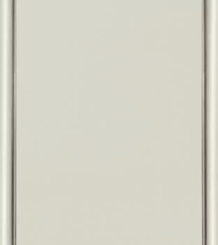 Dura Supreme’s Canvas paint with a Stone gray accent glaze is a soft, muted, off-white color inspired by natural organic canvas hues with gentle gray glazed accents. This beige-like, muted white is a trendy finish choice for kitchen & bath cabinets.