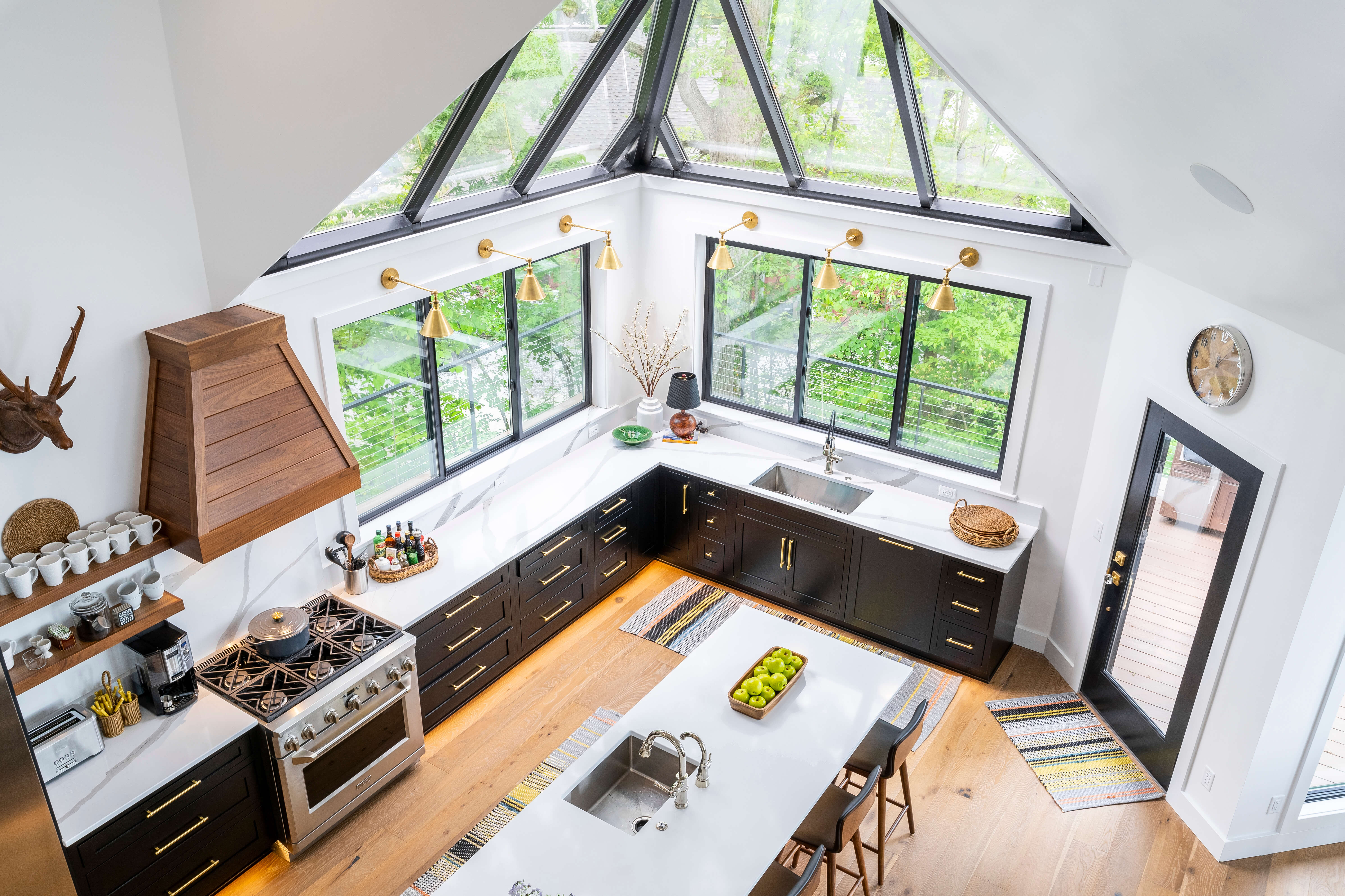 black house interior kitchen