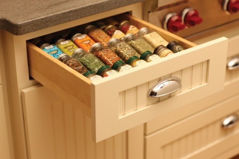 Drawer K-Cup Organizer with Drawer Partitions - Dura Supreme Cabinetry