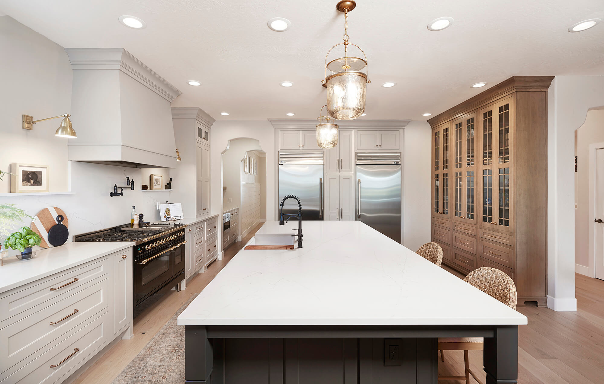 Modern kitchen renovation Houston TX — The CurbView Renovations