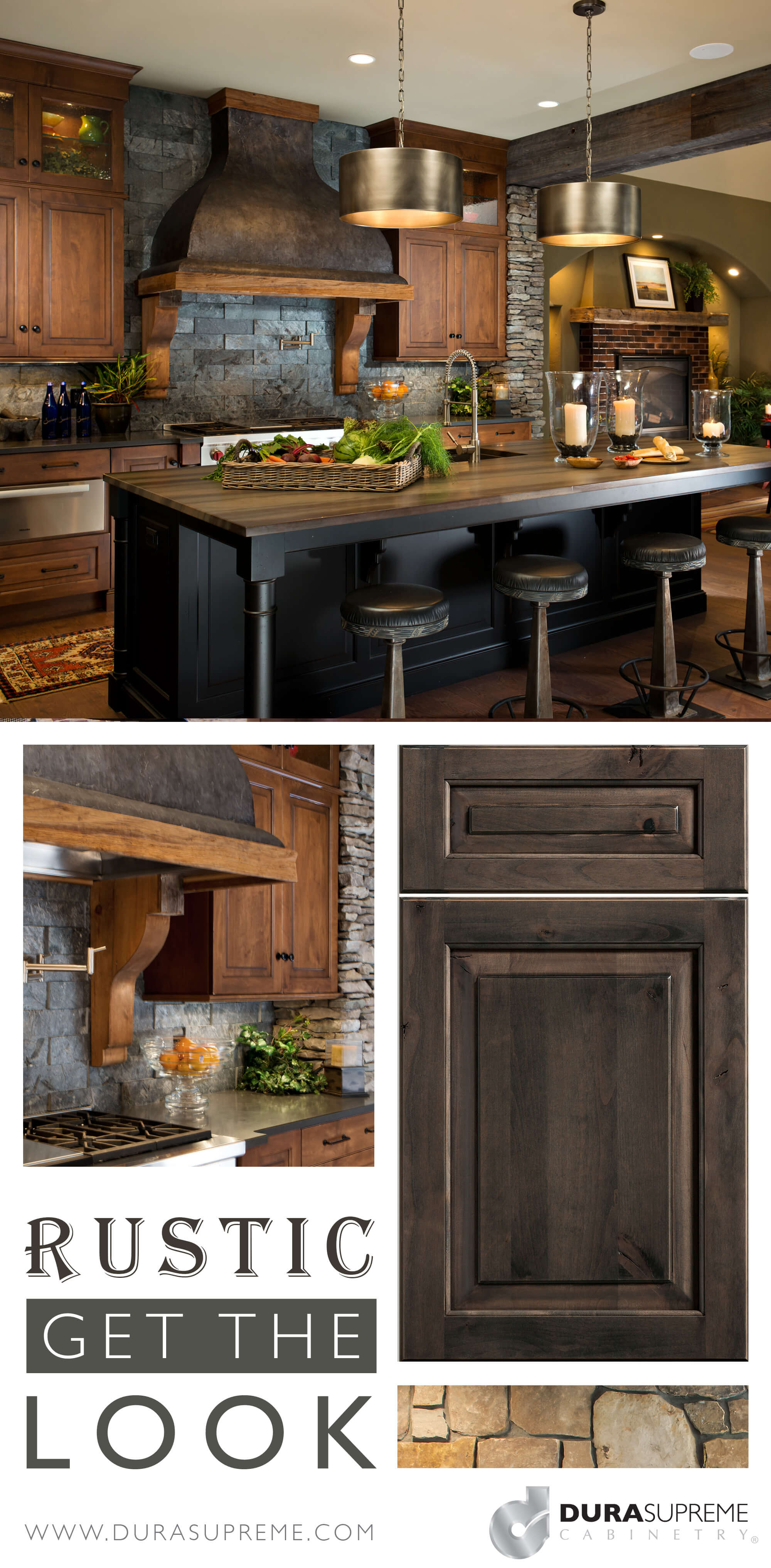 Rustic Style kitchen design ideas. How to create rustic style cabinets.