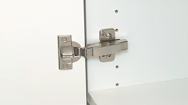 How to adjust hinges for Frameless cabinet doors from Dura Supreme Cabinetry.