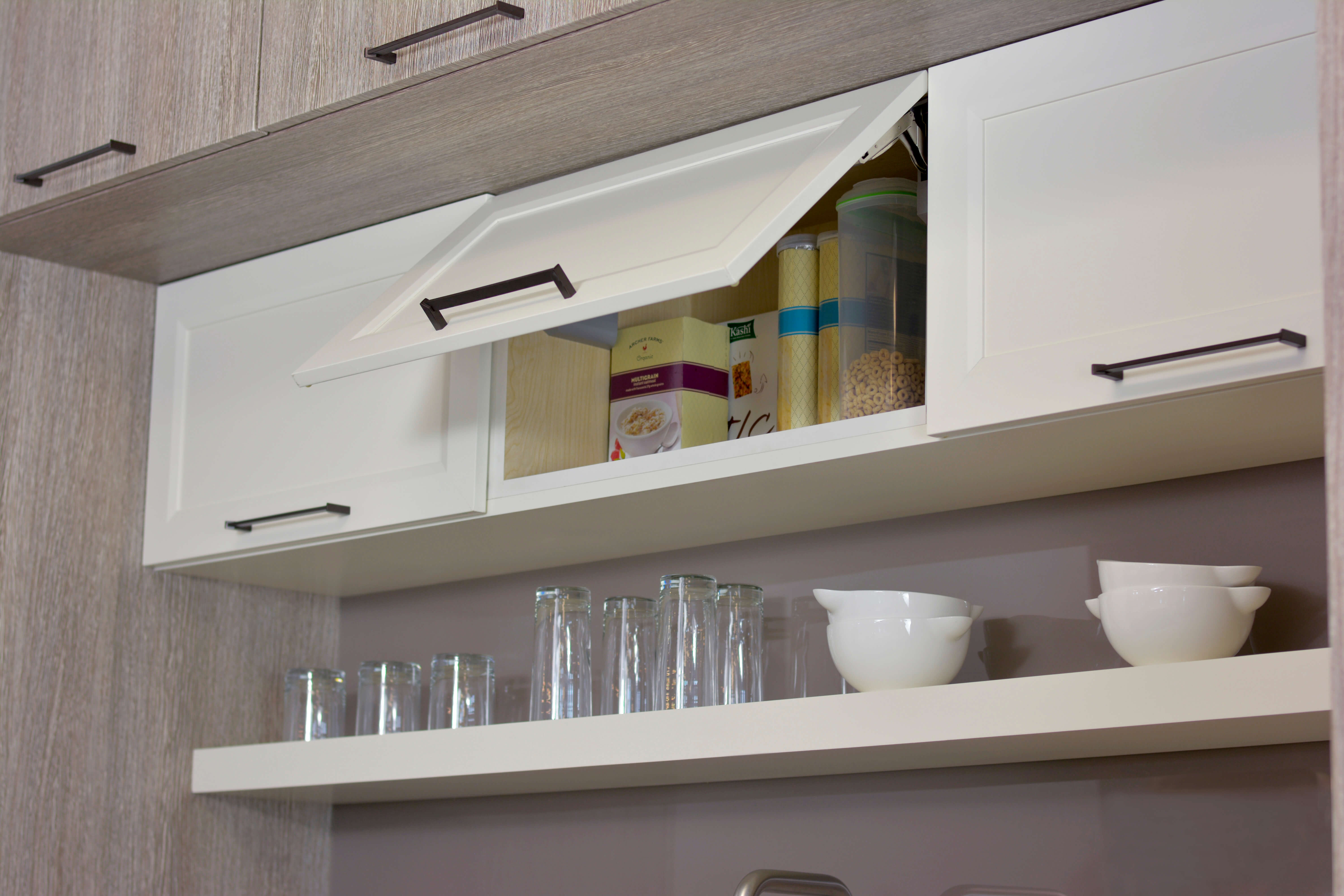 Base Swing-Up Appliance Shelf - Dura Supreme Cabinetry