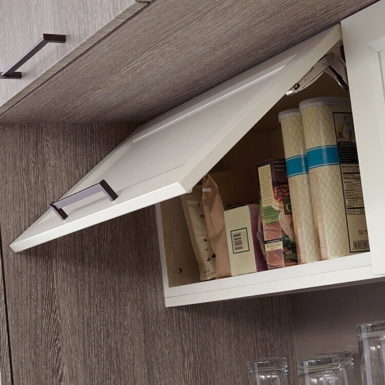 Base Swing-Up Appliance Shelf - Dura Supreme Cabinetry