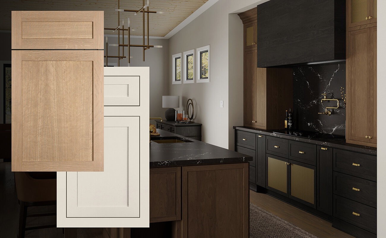 New shallow and skinny shaker door styles from Dura Supreme Cabinetry.