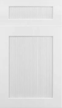 The Reeded Panel cabinet door insert option for Dura Supreme Cabinetry.