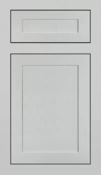 Dura Supreme Cabinetry's shallow shaker inset door is called Paris Inset.