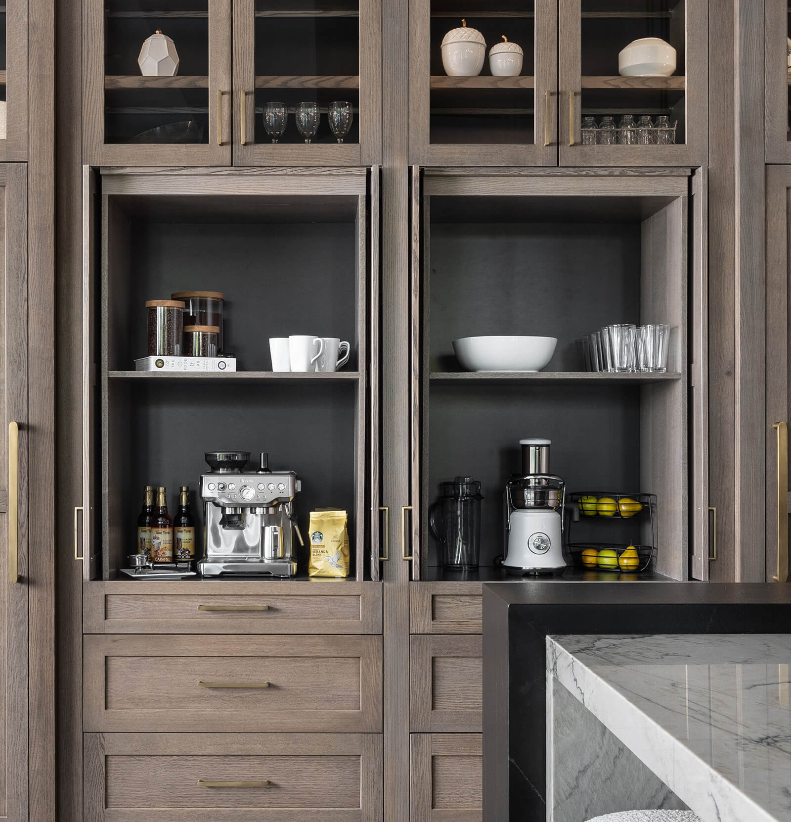 Pocket Doors for Hidden Work Stations