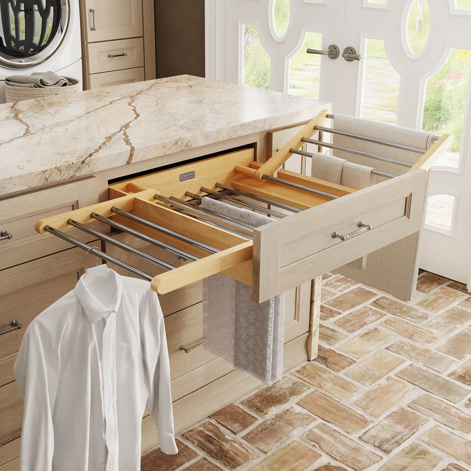Laundry Drying Rack Drawer