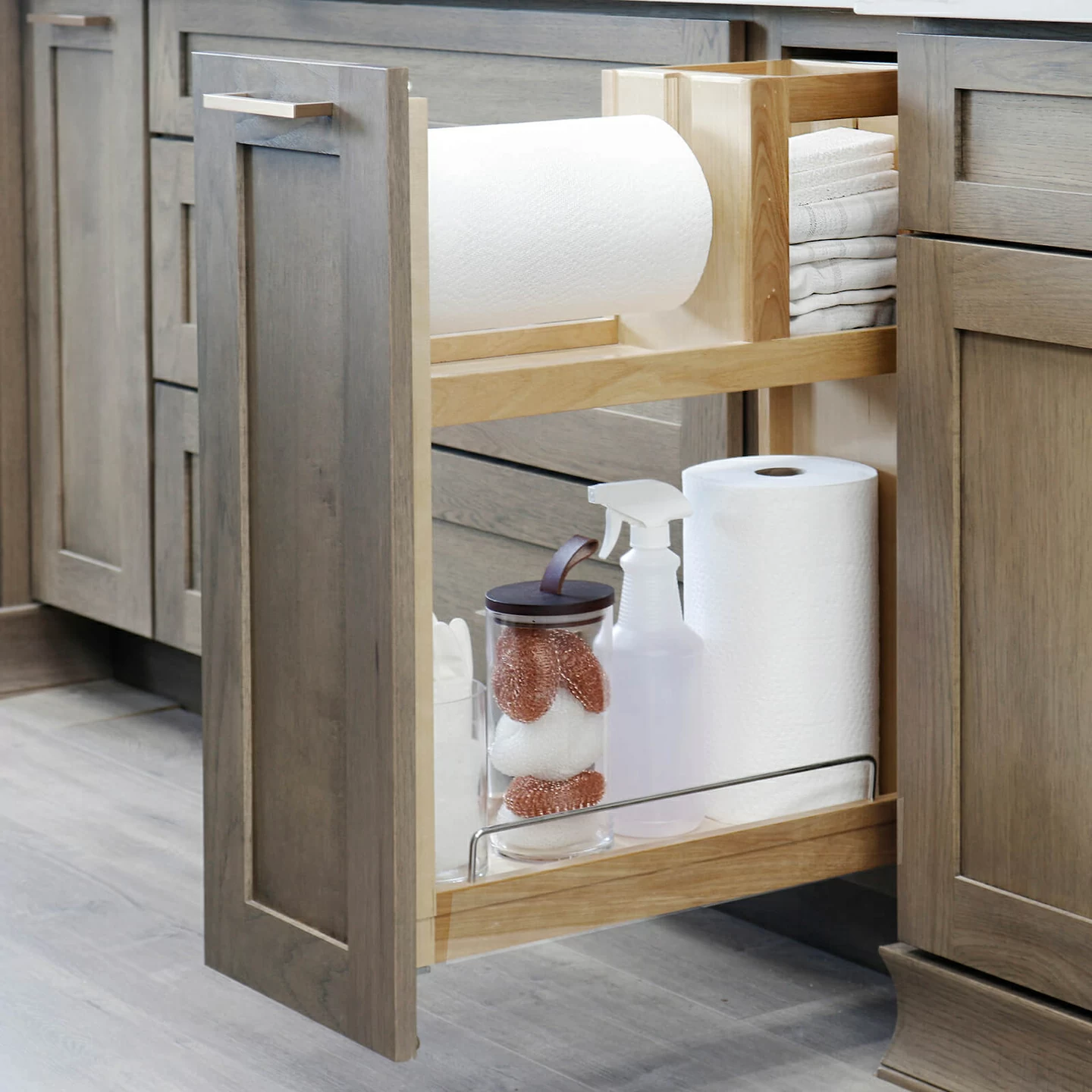 Paper Towel Pull-Out Cabinet - Other Rooms