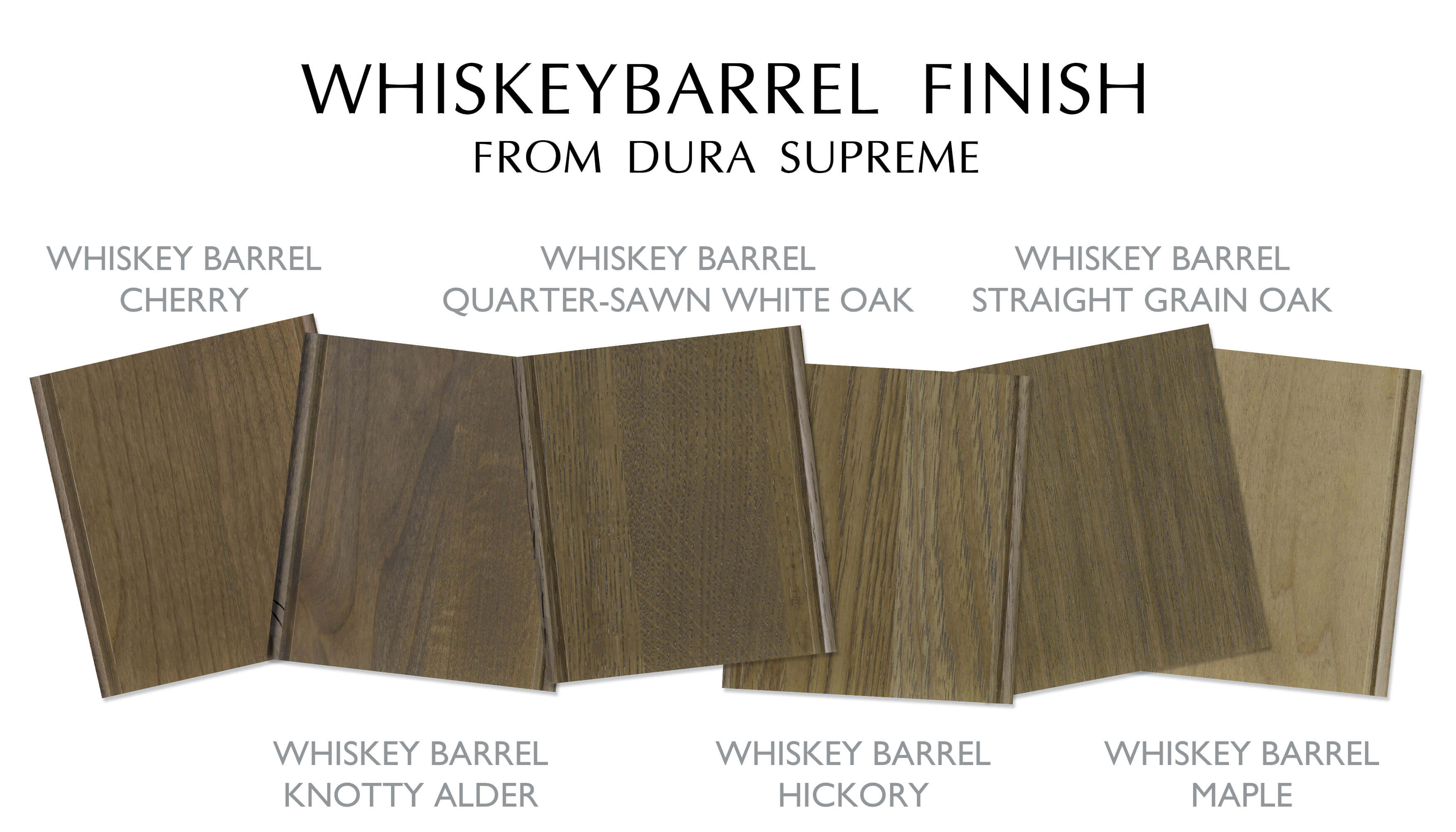 The new, true-brown Whiskey Barrel stain by Dura Supreme Cabinetry.