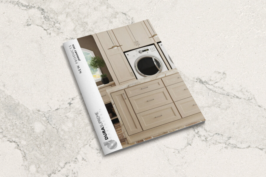 2026 New Product Launch Brochure - Laundry, Mudroom, and Entryway storage and New Finishes.